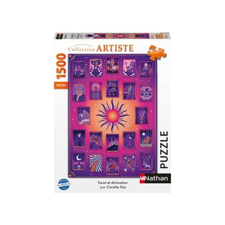 Nathan-Puzzle 1500 pezzi-Tarocchi e divinazione/Coralie Fau-Adulti e bambini dai 14 anni-Puzzle di qualità Premium-12000930