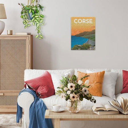 Nathan-Puzzle 500 pezzi-Poster della Corsica/Louis the Poster-Adulti e bambini dai 10 anni-Puzzle di alta qualità-12000985