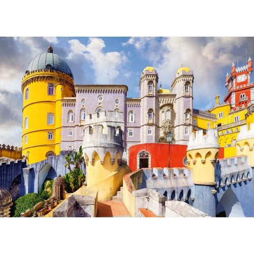 Puzzle da 1000 pezzi Palazzo Nazionale di Pena, Portogallo, Highlight Collection, da 14 anni, Palazzo, 12001314, Ravensburger