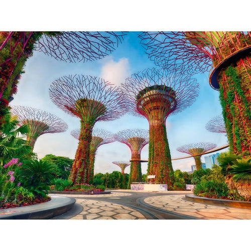 Puzzle da 1500 pezzi Garden by the Bay Singapore, età 14+, puzzle premium, Singapore, 12001396, Ravensburger