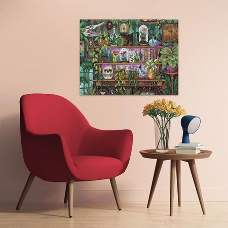 Puzzle da 2000 pezzi, dai 14 anni in su, cianfrusaglie e oggetti da strega, puzzle di qualità premium realizzato in Europa, piante, 12001416