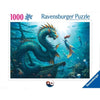 Puzzle da 1000 pezzi: Drago, sirena e tartarughe marine, dai 14 anni in su, Monster, 12001434, Ravensburger