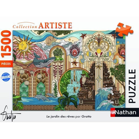 Puzzle da 1500 pezzi Il giardino dei sogni, da 14 anni, Puzzle di qualità Premium, Collezione Artist, 12001612, Nathan