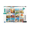 Puzzle da 2000 pezzi, Nizza, Costa Azzurra, Adulti e bambini dai 14 anni, Urban Collection, Francia, 12001613, Nathan