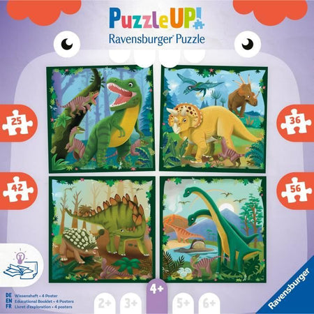 Puzzle per bambini, Puzzle UP!, Dinosauri, da 4 anni, 12004003, Ravensburger
