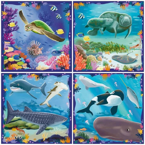 Puzzle per bambini, UP! Puzzle, Animali marini, Età 5+, 12004004, Ravensburger