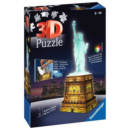 108p Pz3D Libertà Statua Notte