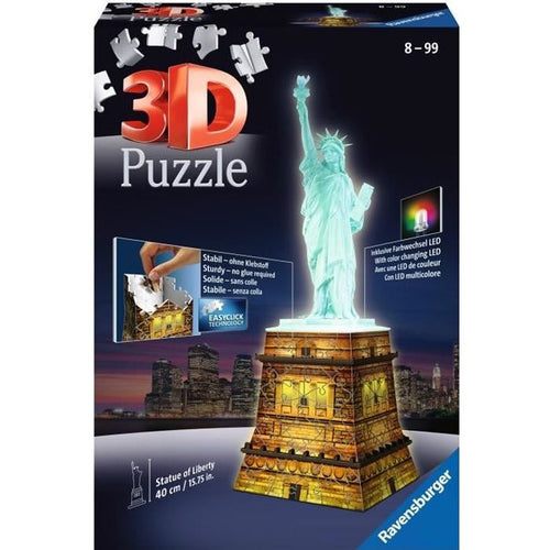 108p Pz3D Libertà Statua Notte
