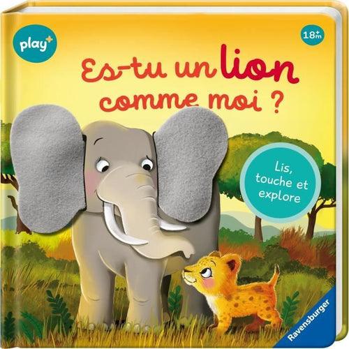 Ravensburger - Play + - Libro Leggi, tocca ed esplora: sei un leone come me? - 13099027
