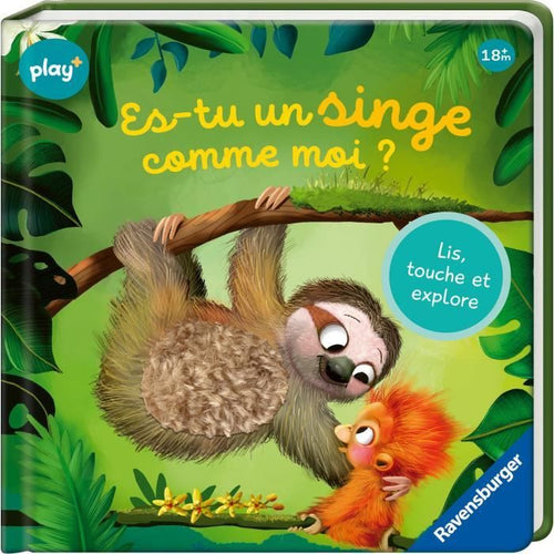 Ravensburger - Play + - Libro Leggi, tocca ed esplora: sei una scimmia come me? - 13099028