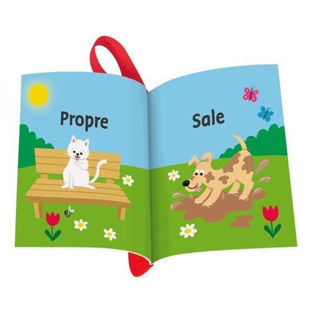 Ravensburger - Play + - Flip & pop book - Opposites - 13099038 (Il mio primo libro per la dentizione)