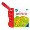 Ravensburger - Play + - Flip & pop book - Opposites - 13099038 (Il mio primo libro per la dentizione)