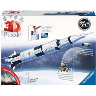 Puzzle 3D Razzo spaziale Saturn V - Ravensburger - 440 pezzi - NASA - A partire da 8 anni