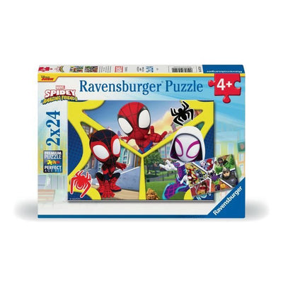 Puzzle 2x24 pezzi Spidey & company - Ravensburger 4 anni