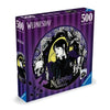 Puzzle rotondo Ravensburger - Wednesday Adams - 500 pezzi - Cartoni animati e fumetti - Da 10 anni