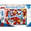 Ravensburger-MARVEL HEROS-puzzle XXL da 100 pezzi - Il potente Iron Man / Marvel Avengers-4005556133772-dai 6 anni in su