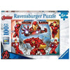 Ravensburger-MARVEL HEROS-puzzle XXL da 100 pezzi - Il potente Iron Man / Marvel Avengers-4005556133772-dai 6 anni in su