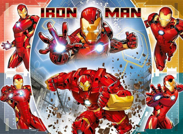 Ravensburger-MARVEL HEROS-puzzle XXL da 100 pezzi - Il potente Iron Man / Marvel Avengers-4005556133772-dai 6 anni in su