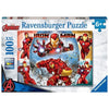 Ravensburger-MARVEL HEROS-puzzle XXL da 100 pezzi - Il potente Iron Man / Marvel Avengers-4005556133772-dai 6 anni in su