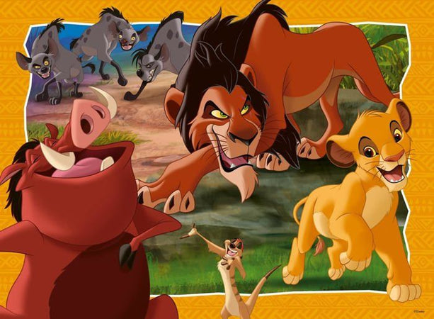Puzzle 200 pz XXL Hakuna Matata - Disney Il Re Leone - 8 anni Ravensburger