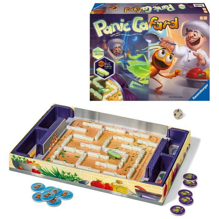 Panico scarafaggi fosforescenti, divertente gioco di velocità, edizione 10 anniversario, bambini e genitori, dai 5 anni, 20973, Ravensburger