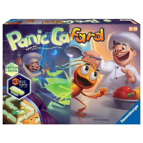 Panico scarafaggi fosforescenti, divertente gioco di velocità, edizione 10 anniversario, bambini e genitori, dai 5 anni, 20973, Ravensburger