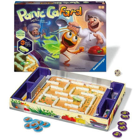 Panico scarafaggi fosforescenti, divertente gioco di velocità, edizione 10 anniversario, bambini e genitori, dai 5 anni, 20973, Ravensburger
