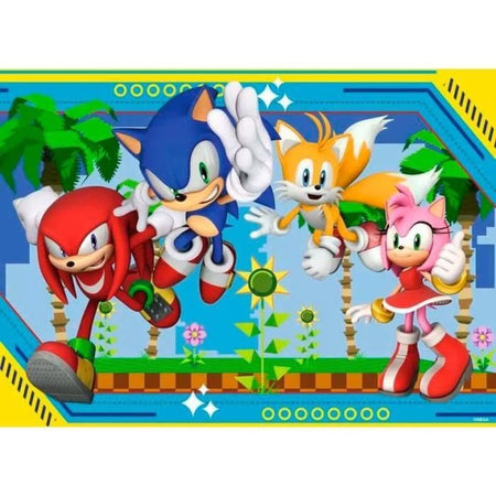 Ravensburger-Puzzle 100 pezzi XXl - Knuckles, Sonic, Tails e Amy / Sonic-4005555011347-dai 6 anni in su