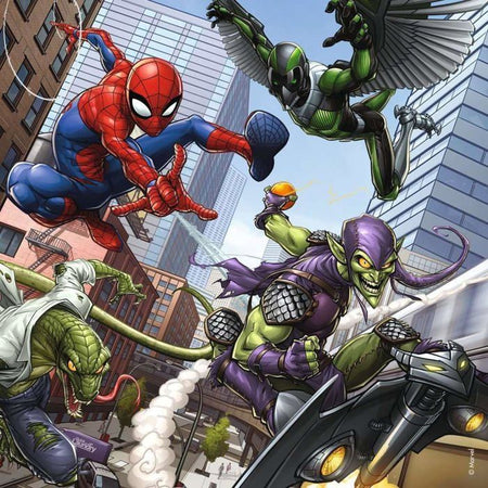 3x49 pezzi Spider-man in azione
