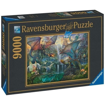 Ravensburger - Puzzle da 9000 pezzi - La foresta magica dei draghi