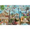 Ravensburger - Puzzle 5000 p - Cartolina dei monumenti - Dai 14 anni