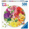 Ravensburger - Puzzle Rotondo 500 Pezzi - Frutta e Verdura (Cerchio dei Colori)