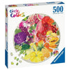 Ravensburger - Puzzle Rotondo 500 Pezzi - Frutta e Verdura (Cerchio dei Colori)