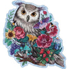 Puzzle in legno - Forma - 150 pezzi - Gufo floreale