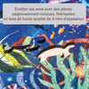 Puzzle in legno - Rettangolare - 500 pezzi - World marino colorato - adulto - 00017515
