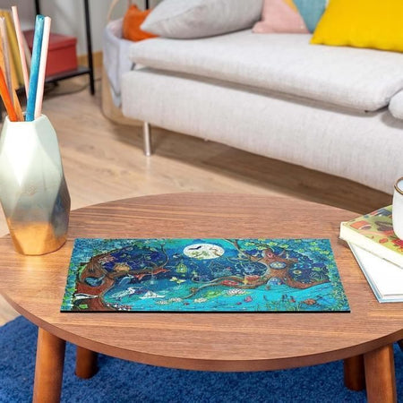 Puzzle in legno 500 pezzi Foresta fantastica