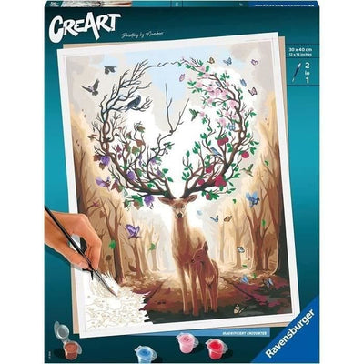 Creart 30x40 cm - Magic Deer - Numero artistico Serie B - 00020273 - Da 12 anni