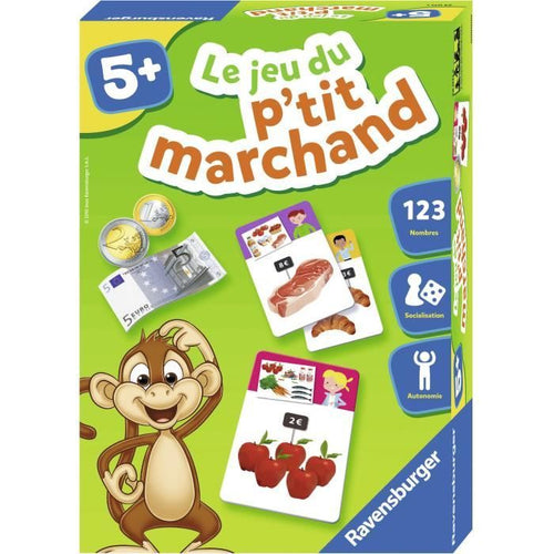 Il gioco del piccolo mercante - Gioco educativo - Compra e vendi - Introduzione all'aritmetica mentale - Ravensburger - Da 5 anni