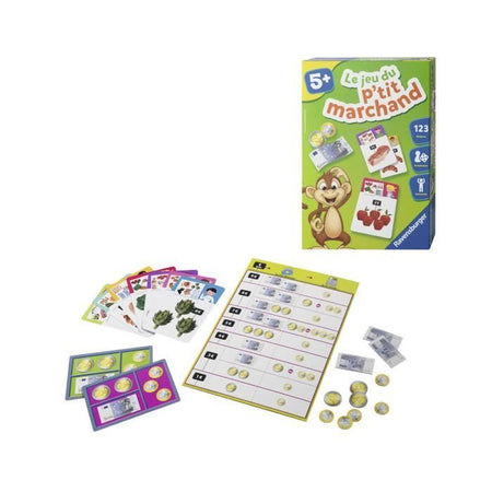 Il gioco del piccolo mercante - Gioco educativo - Compra e vendi - Introduzione all'aritmetica mentale - Ravensburger - Da 5 anni