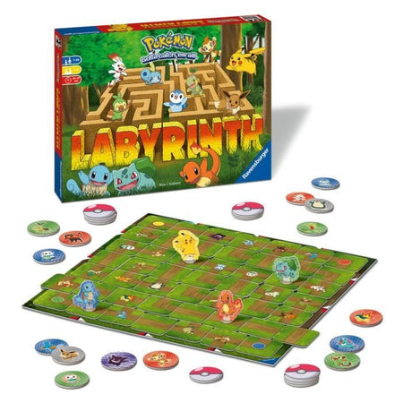 POKEMON Labyrinth - Ravensburger - Gioco da tavolo per famiglie - Caccia al tesoro - Da 2 a 4 giocatori dai 7