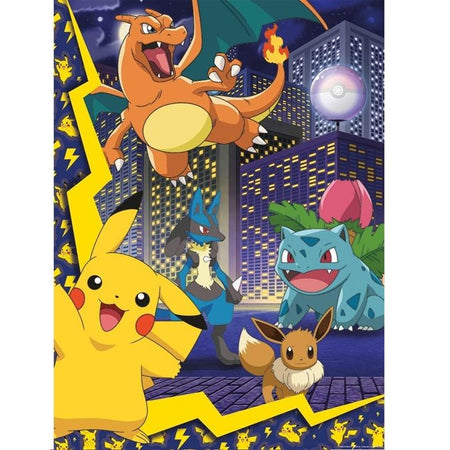 Nathan-POKEMON-puzzle da 150 pezzi - Pokémon Town-4005556861897-dai 7 anni in su