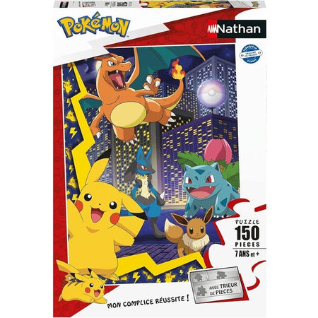 Nathan-POKEMON-puzzle da 150 pezzi - Pokémon Town-4005556861897-dai 7 anni in su