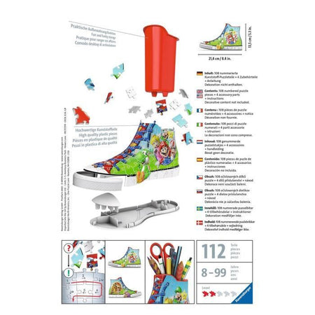 Puzzle 3D Sneaker - Super Mario
