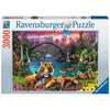 Puzzle 3000 p - Tigri nella laguna