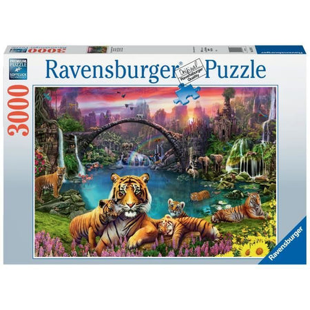 Puzzle 3000 p - Tigri nella laguna