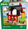 Animal Barn - Accessorio per circuito di treno in legno -7312350360127 - Brio World