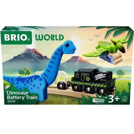 BRIO Treno a batteria con dinosauri-7312350360967-Da 3 anni in su