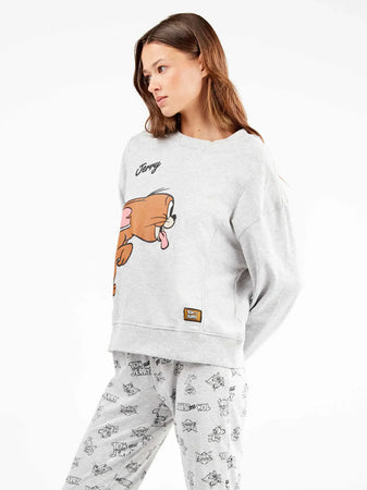 Pigiama Donna Gisela 2/20348S – Set Tom & Jerry in Maglia Interlock