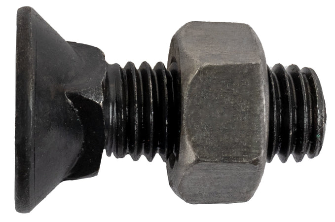 Bullone per vomere TSPQST a 90° M12x35 con dado