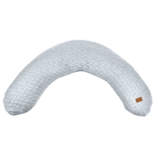 BEABA Big Flopsy  Cuscino per allattamento e maternità, fiore di cotone, grigio melange